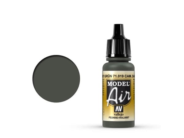 Vallejo Model Air, 17 ml, Grå, Matte, Flaske