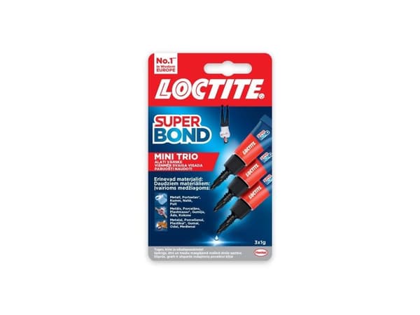 Glue Loctite Super Bond Mini Trio 3G