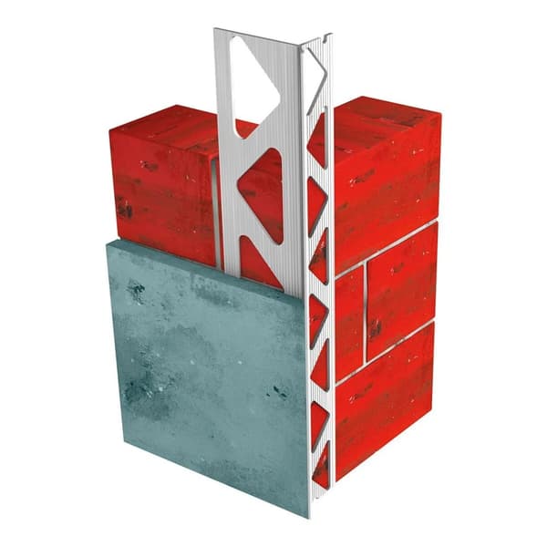 PVC edge alignment profile 6mm 40x40mm 250cm - 25 pcs