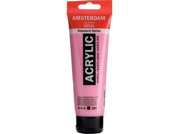 Artequipment TALENS AMSTERDAM akrylmaling 120ml 385 - QUINACIDRONE ROSE LIGHT uniw