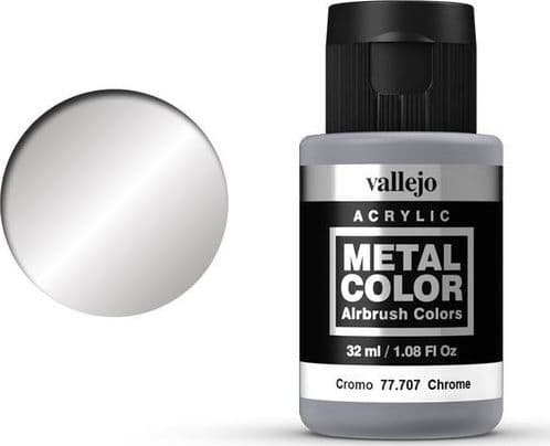 Vallejo Metal Color, 32 ml, Grå, Metallisk, Flaska