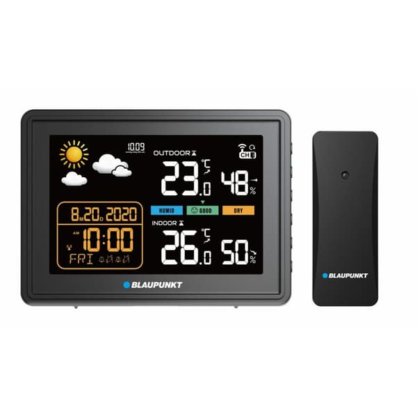 Multifunktionel vejrstation Blaupunkt WS30BK Sort