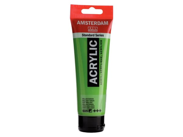 Amsterdam Standard Series Acrylic Tube Brilliant Green 605