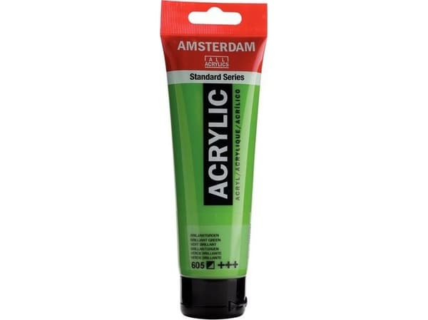 Amsterdam Standard Series Acrylic Tube Brilliant Green 605