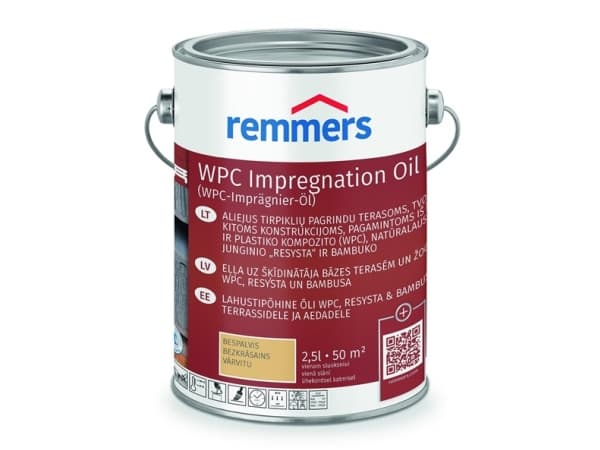 Remmers Terrace Oil Wpc Care läpinäkyvä 2.5L