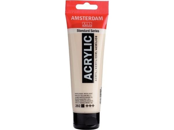Amsterdam Standard Series Acrylic Tube Naples Yellow Red Light 292