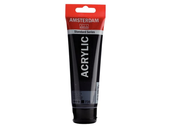 Amsterdam Standard Series Acrylic Tube Oxide Black 735