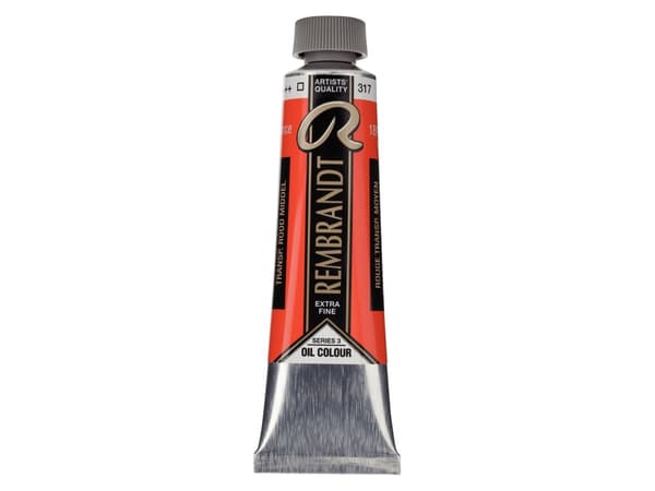 Rembrandt Oil Colour Tube Transparent Red Medium 317
