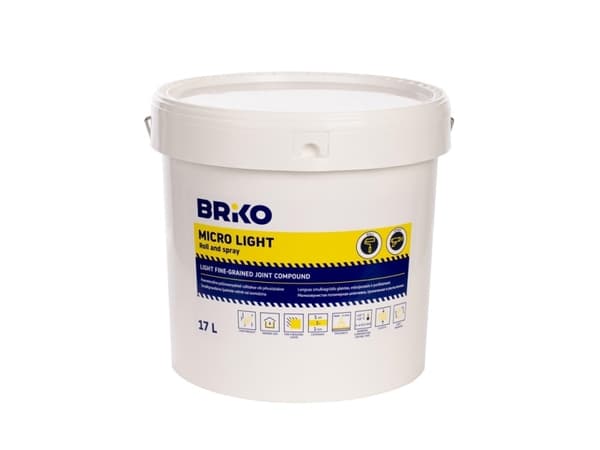Putty Briko Micro Light Roll Spray 17L