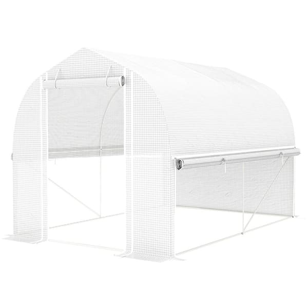 Rootz Polytunnel Greenhouse - Tunnel Greenhouse - Garden Canopy - UV Resistent Protection - 300 cm x 200 cm x 200 cm