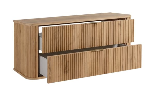 Badeværelsesskab, guldhåndværk, 120 x 51,7 x 41,5 cm