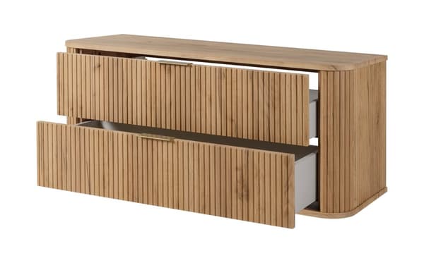 Kylpyhuonekaappi, kultainen craft, 120 x 51,7 x 41,5 cm
