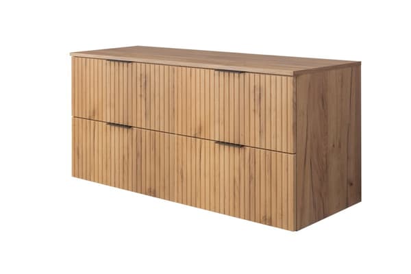 Kylpyhuoneen riippukaappi työtasolla, craft, 120 x 57 x 46 cm