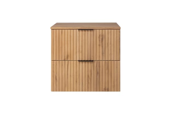 Badezimmer-Hängeschrank mit Arbeitsplatte, Handwerk, 60 x 57 x 46 cm