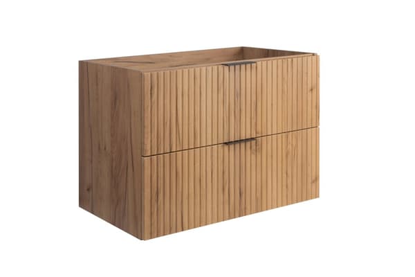 Badrumsväggmonterat tvättställsskåp, hantverk, 80 x 57 x 46 cm