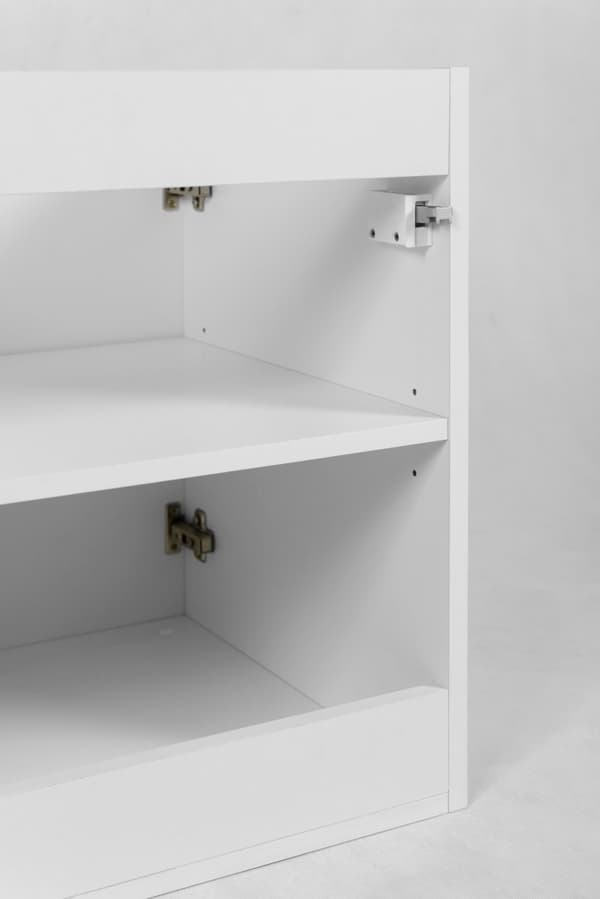 Badezimmerschrank, weiß, 40 x 57 x 46 cm