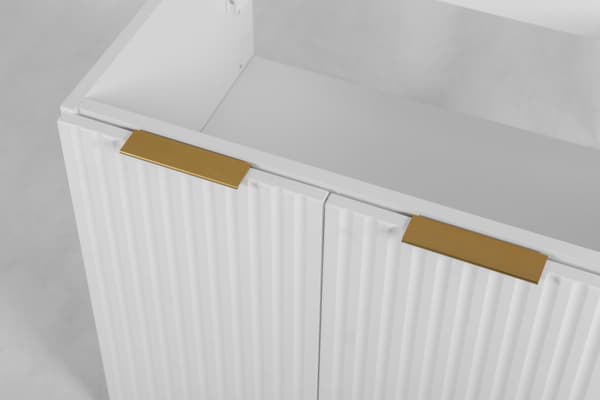 Badezimmerschrank, weiß, 40 x 57 x 46 cm