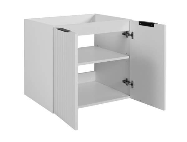 Badezimmerschrank, weiß, 60 x 57 x 46 cm