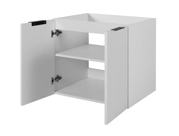 Badezimmerschrank, weiß, 60 x 57 x 46 cm