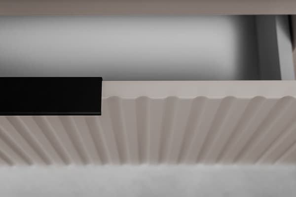 Badezimmerschrank, Kaschmir / Eiche, 140 x 57 x 46 cm