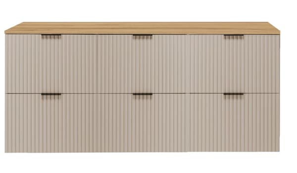 Kylpyhuonekaappi, kashmir / craft tammi, 180 x 57 x 46 cm