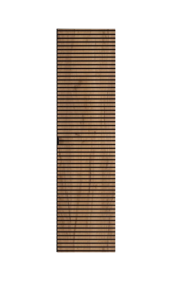 Oikea kylpyhuonetolppa, musta, 35 x 136 x 25 cm