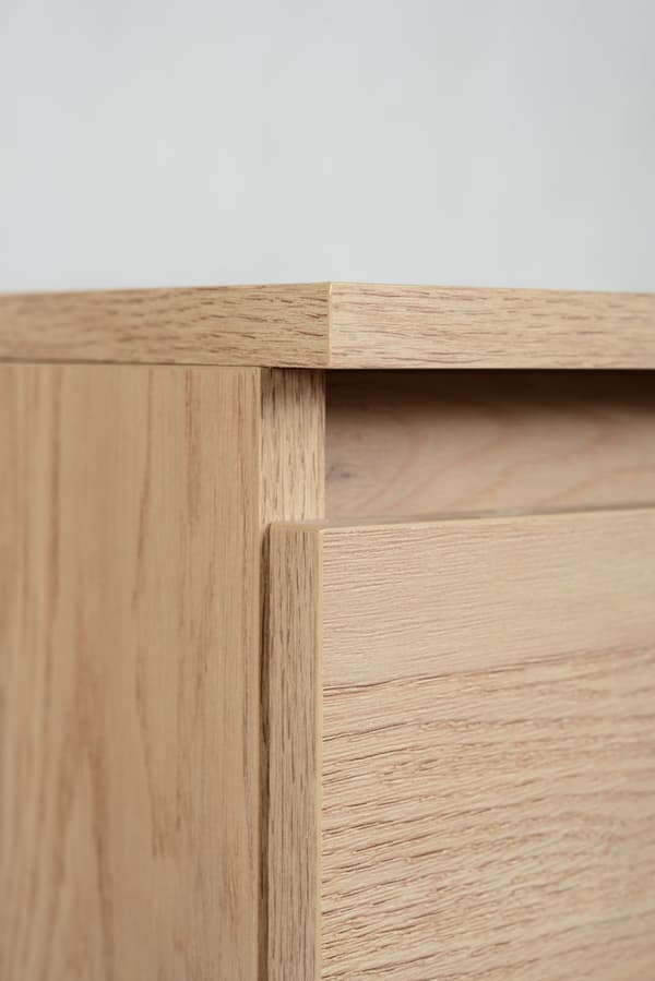 Badeværelsesskab, lys eg, 140 x 57 x 46 cm