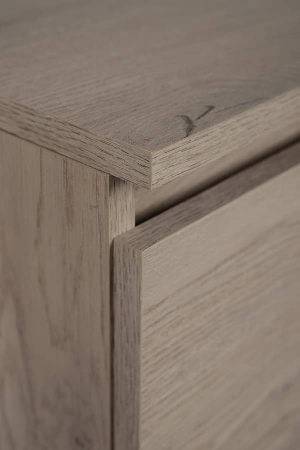 Badrumsskåp, mörk ek, 100 x 57 x 46 cm