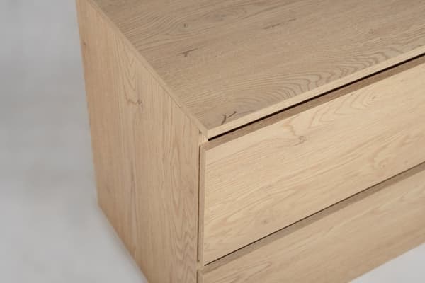 Kylpyhuonekaappi, vaalea tammi, 140 x 57 x 46 cm