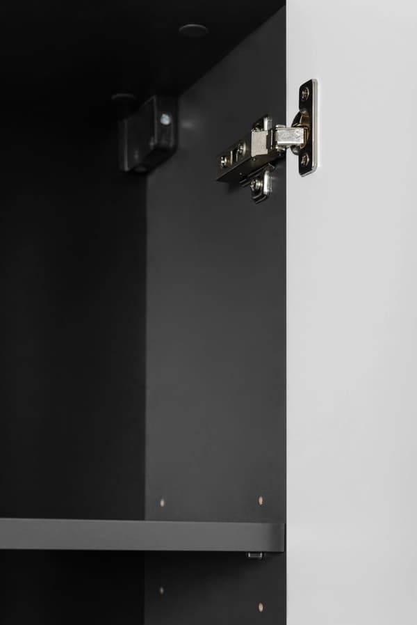 Badezimmerpfosten, dunkelgrau, 35 x 136 x 25 cm