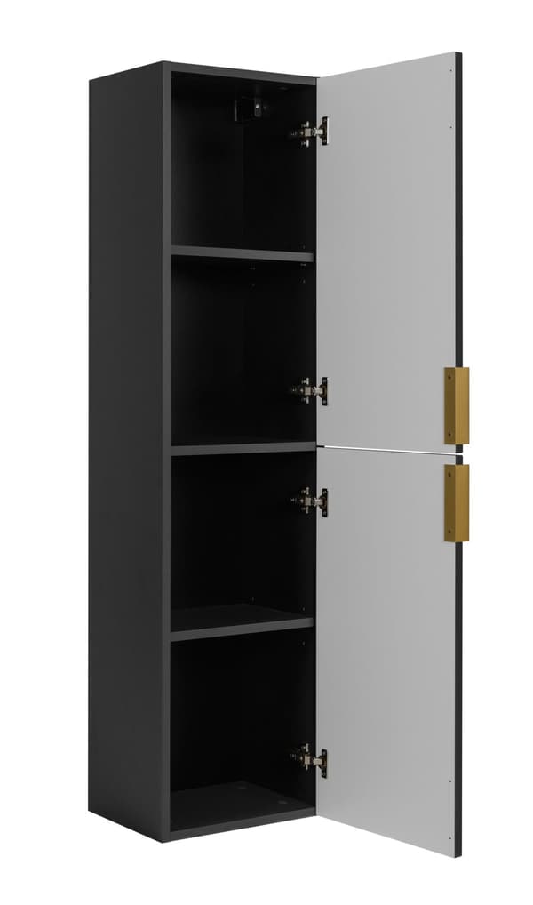 Badezimmerpfosten, dunkelgrau, 35 x 136 x 25 cm