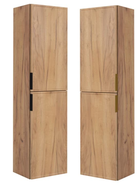 Badezimmerpfosten, Goldhandwerk, 35 x 136 x 25 cm