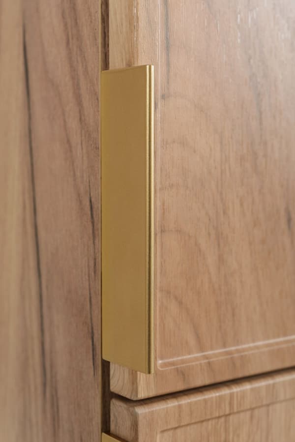 Badezimmerpfosten, Goldhandwerk, 35 x 136 x 25 cm