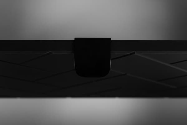 Badezimmer-Hängeschrank unter dem Waschbecken, schwarz, 140 x 57 x 46 cm