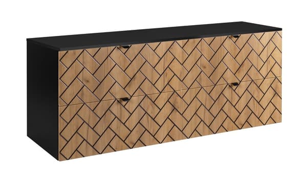 Badrumshängande skåp med bänkskiva, hantverk, 160 x 57 x 46 cm