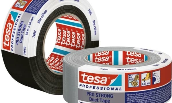 TESA PRO 74662 STRONG, Maskeringstejp för målning, Polyeten, Svart, Metall, PVC, Trä, Slät, Gummibaserad