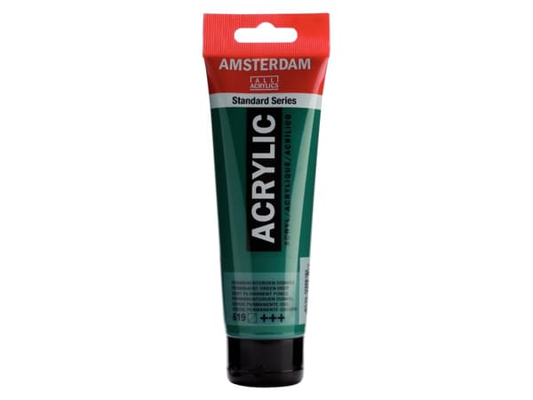 Amsterdam Standard Series Acrylic Tube Permanent Green Deep 619