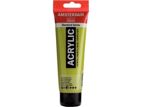 Amsterdam Standard-sarjan akryyliputki Olive Green Light 621