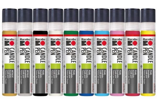 Candle pen set Party 10 x 25ml ass.