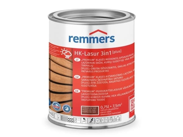 Remmers Impreg Hk-Lasur 3In1 Teak Rc-545 0,75L