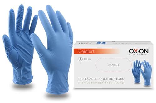 Engangshandske Comfort 15300 blå str. 9