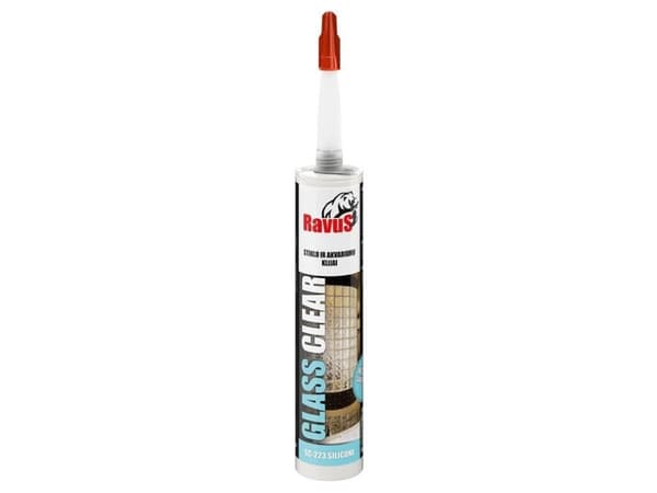 GLASS GLUE CLEAR RAVUS 300 ML