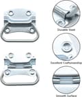 Miniatyrbillede 3 af 4: Træk Ring Håndtag, Zinkbelagt Robust Konstruktion, Nem at Installere, Alsidig Brug