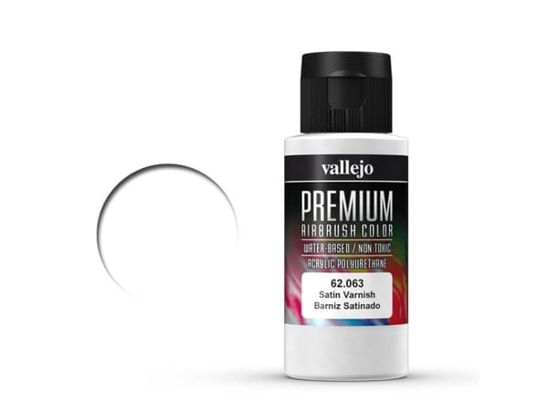 Vallejo 62.063, Läpinäkyvä, Satiini, 60 ml, Muovipullo