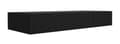 Pikkukuva 2 / 7: Riippuva pukeutumispöytä laatikoilla, uurrettu edessä - Musta, 100 x 40 x 16 cm