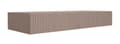 Pikkukuva 2 / 7: Riippuva peilipöytä laatikoineen, uurrettu etuosa - karamelliruskea, 100 x 40 x 16 cm
