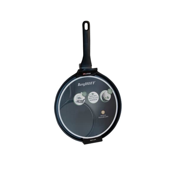 BergHOFF 28 cm Pandekagepande - Helix Non-Stick Genanvendt Aluminium med CeraGreen Belgning for Nem Vendning