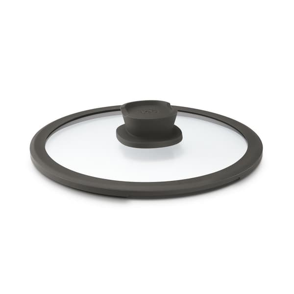 BergHOFF Glaslock Stone+ 20 cm - Transparent med ngventil, Silikonkant & Kallknopp