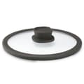 Pikkukuva 1 / 6: BergHOFF Lasikansi Stone+ 28 cm - Suuri hyryaukollinen lasikansi silikonireunalla ja pehmell kahvalla