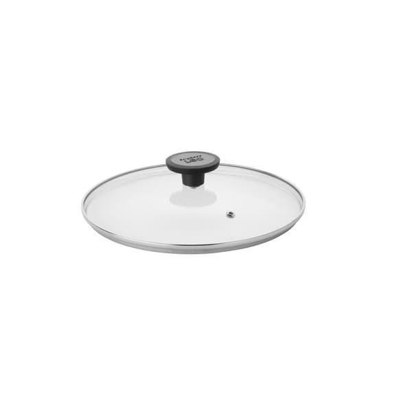 BergHOFF Glaslg Glints 24 cm - Dampventillg med stlramme og varmebestandigt hndtag til gryder og pander